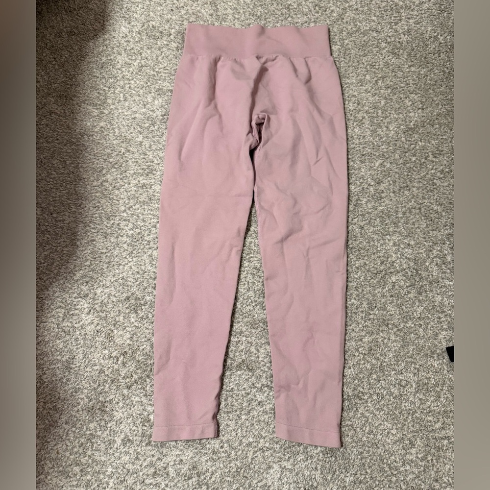 Women's Pink Scrunch Leggings